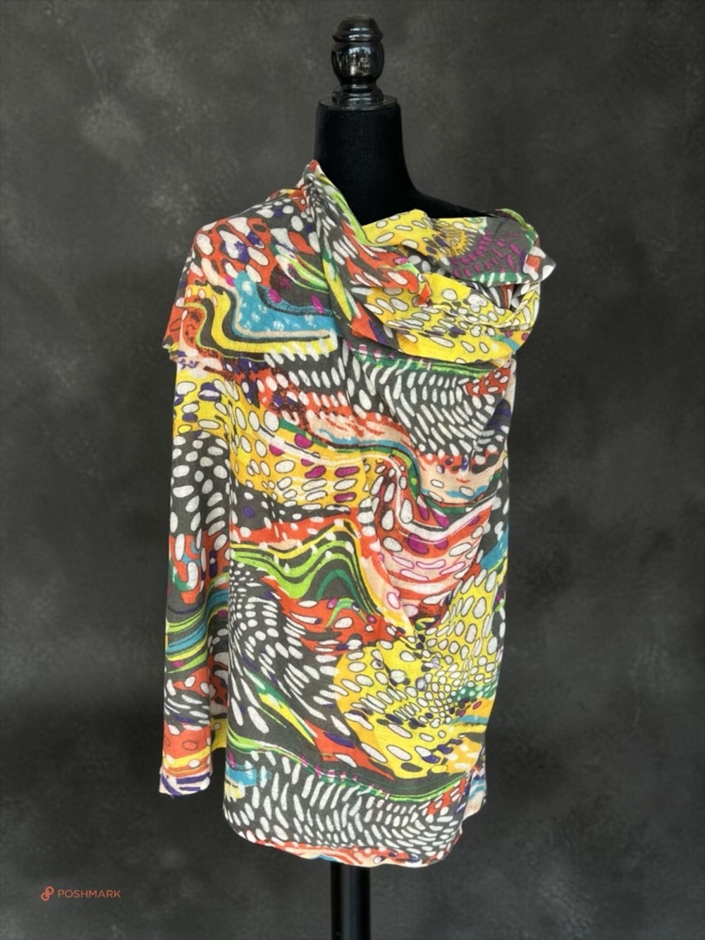 💖 100% Wool Abstract Scarf 💖